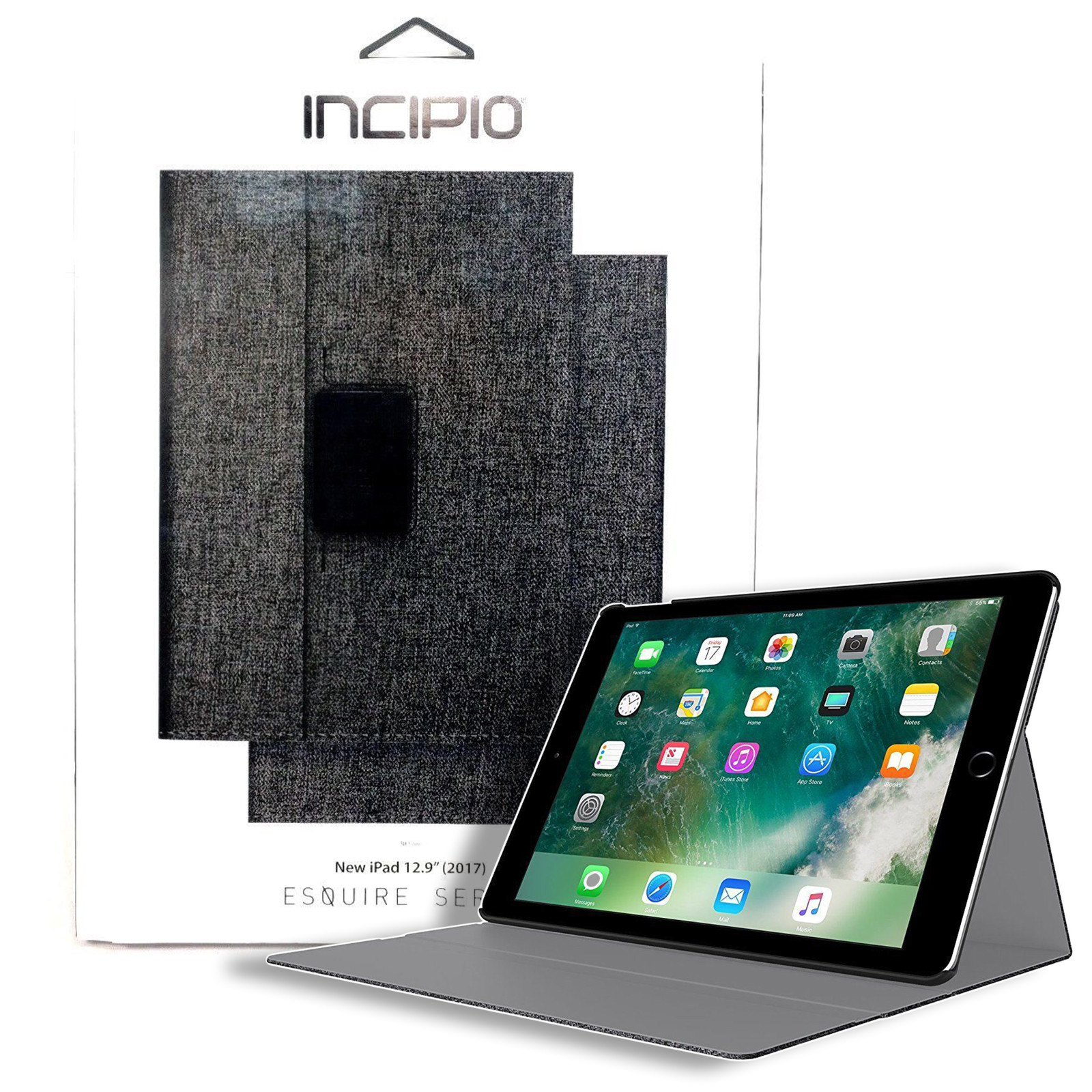 Incipio Esquire Series Durable Fabric Folio Protection Case For iPad 12.9" 2017