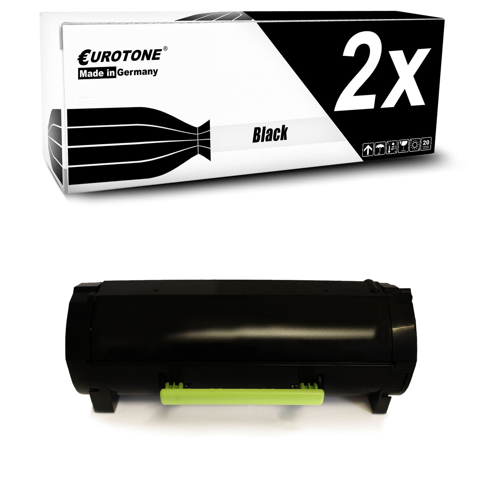 2x Toner XXL Replaces Lexmark 50F0UA0 502U
