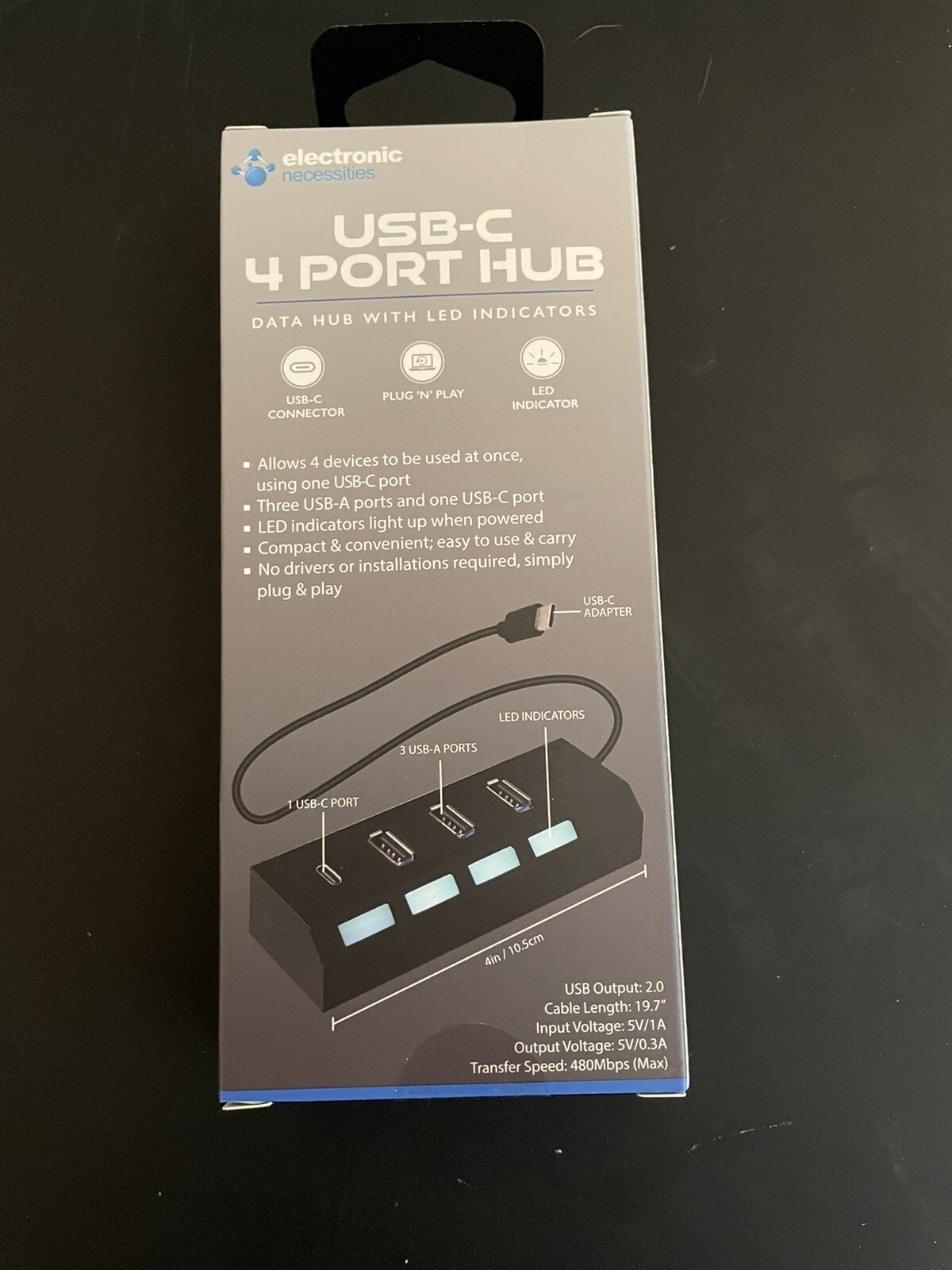 USB-C 4 Port Hub