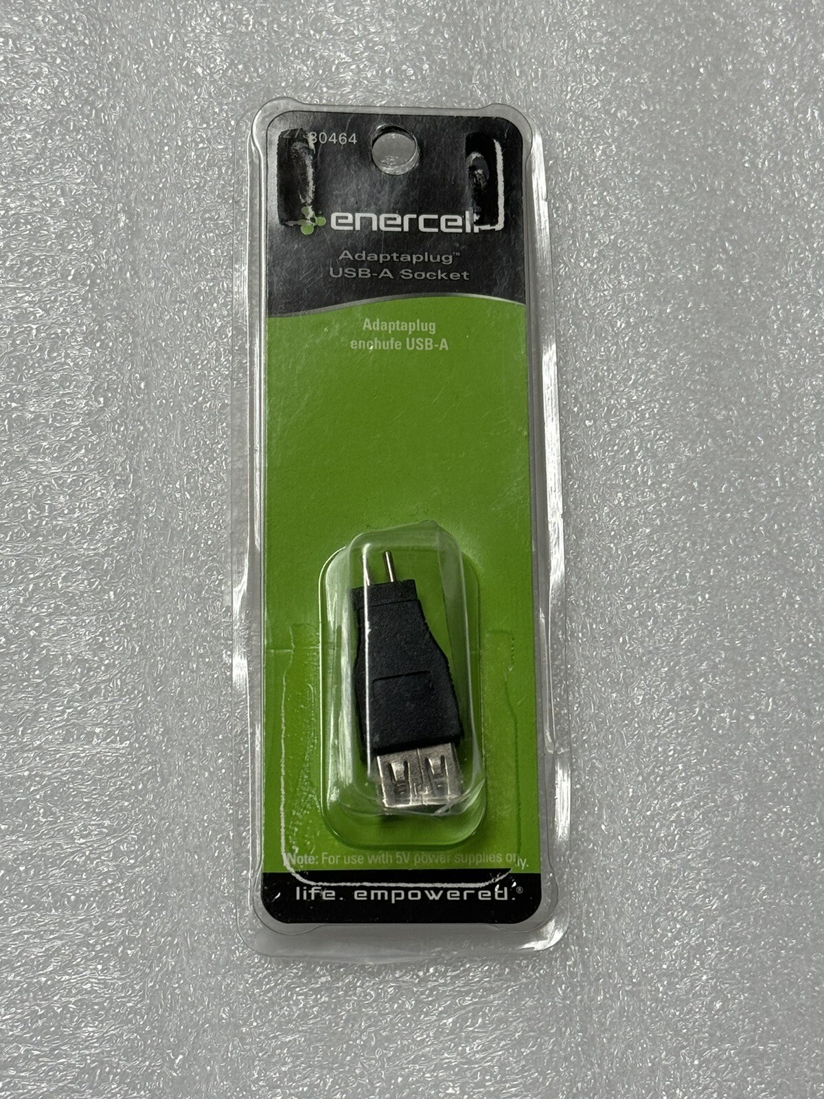 Enercell Adaptaplug USB-A Socket 273-0464 Brand New