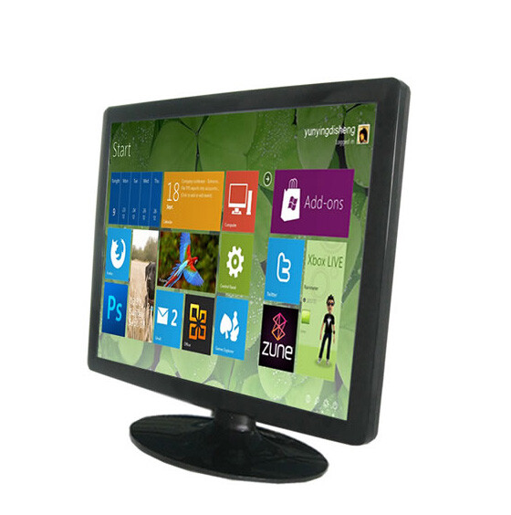 19" inch 4:3 Ratio Stand Touch Screen LCD Monitor w/VGA DVI USB