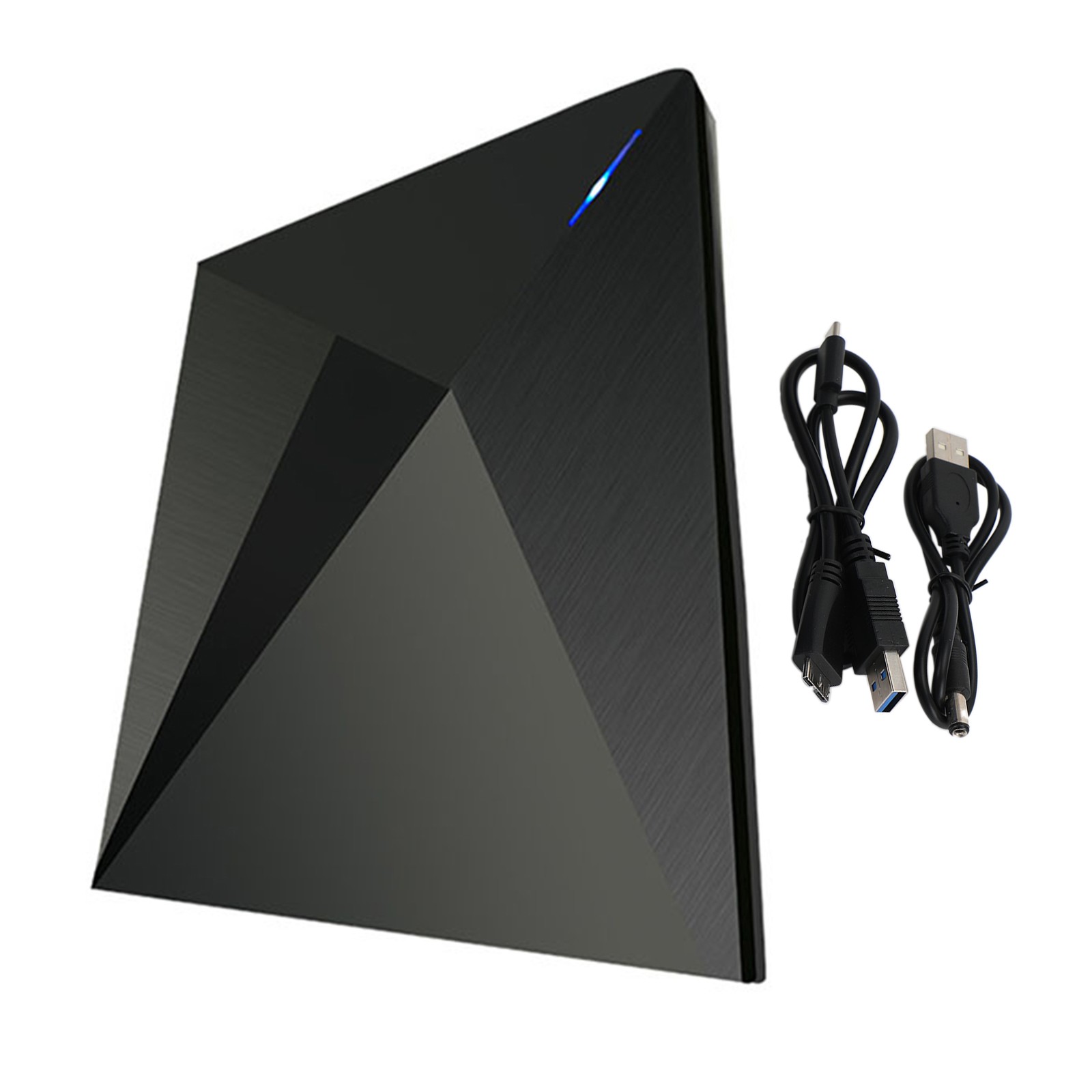 External Dvd Rw Cd Drive Burner Type-C Usb Player Ultra-Thin cLaptop Pc Blk