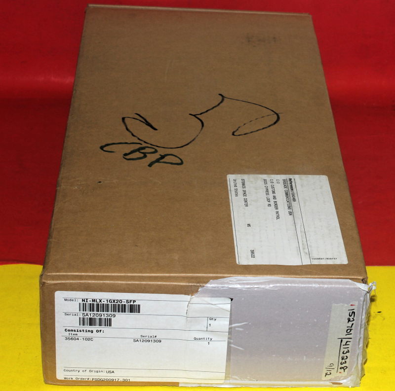 NEW Brocade Foundry NetIron NI-MLX-1Gx20-SFP 20 Port Gigabit SFP Module