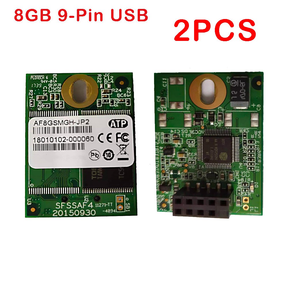 2 Set 8GB 9-Pin USB Flash Drive Disk On Module DOM (Big 9PIN) US STOCK