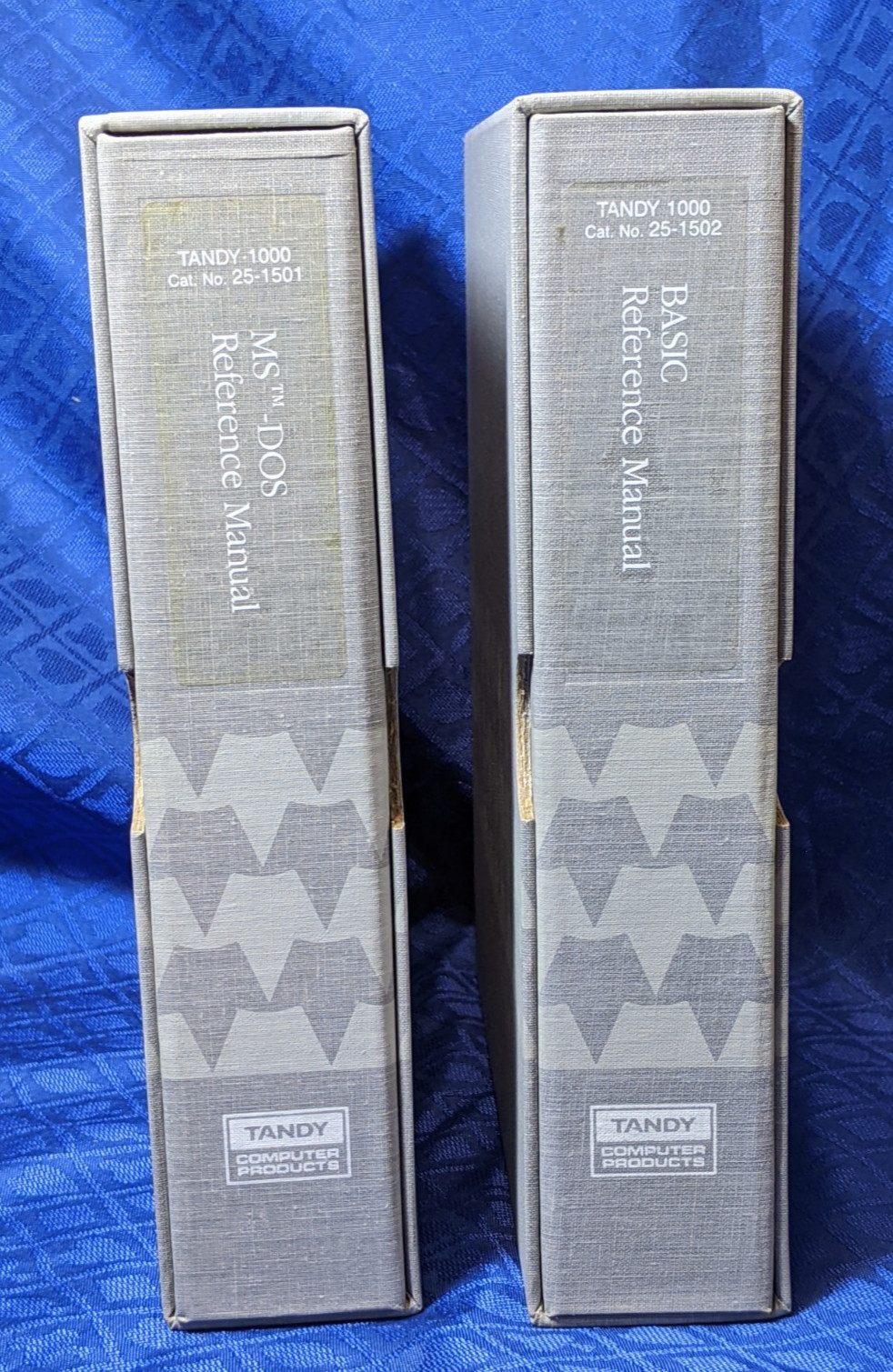 Vintage 1980s Tandy 1000 PC Reference Manuals ~ Set of 2 ~ MS-DOS and BASIC