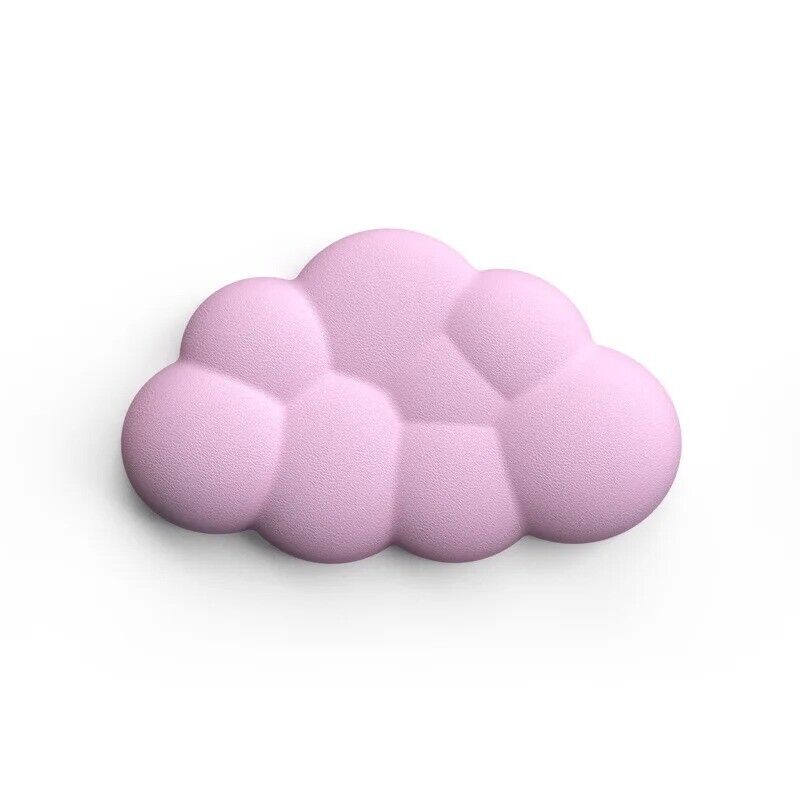Mouse Pad with Wrist Rest Memory Foam Anti-Slip Cloud Design for Office Desktop