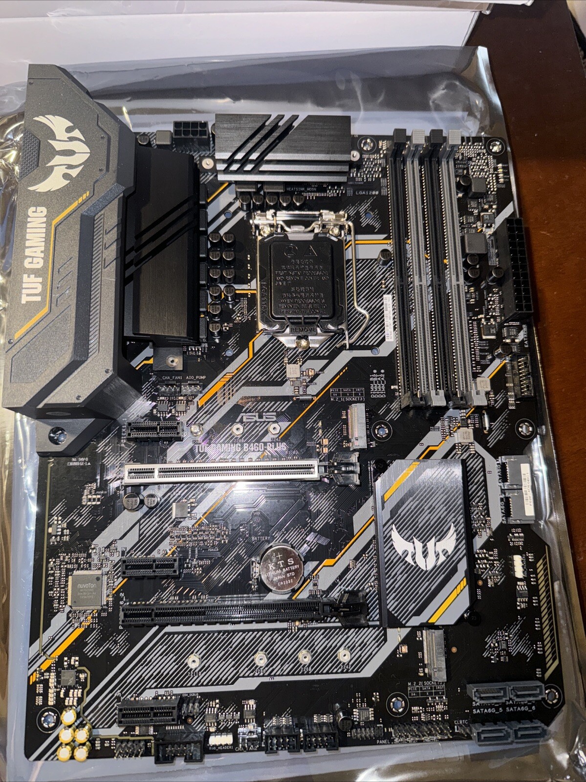 ASUS TUF GAMING B460-PLUS 10th Gen Intel ATX Motherboard B460