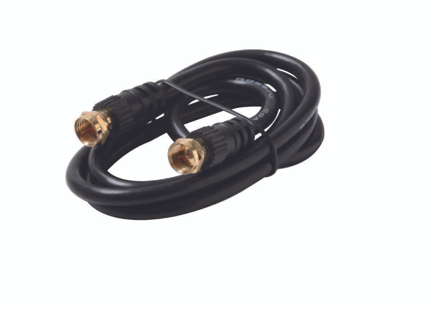 Steren 6ft RG59 Cable with F connectors Black