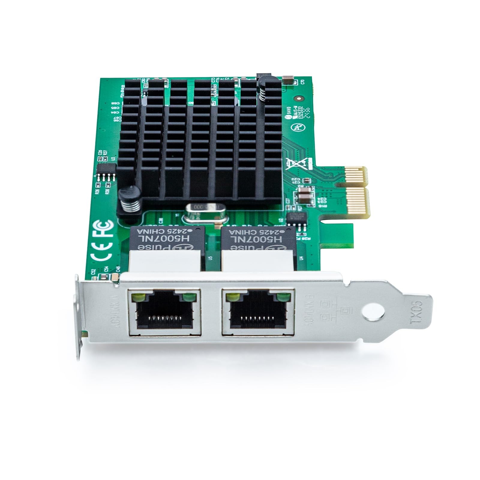 10/100/1000 Mbps PCIe Network Card NIC Intel 82576EB Chip Dual RJ45 Ports