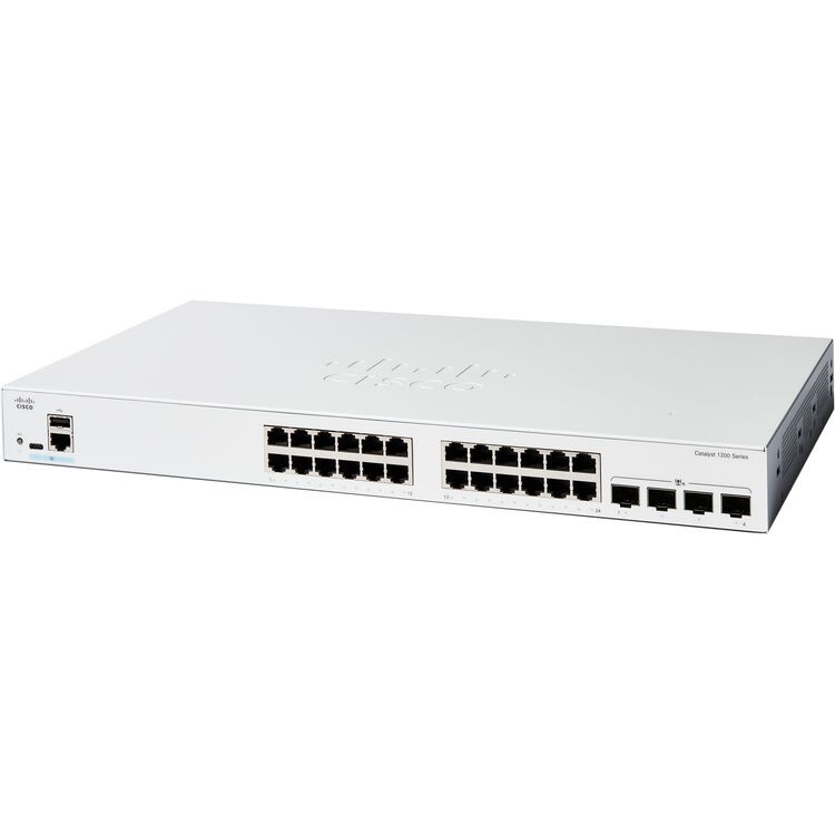 Cisco C1200-24T-4X Catalyst 1200 Smart Switch 24-Port Gigabit 4x 10G SFP+