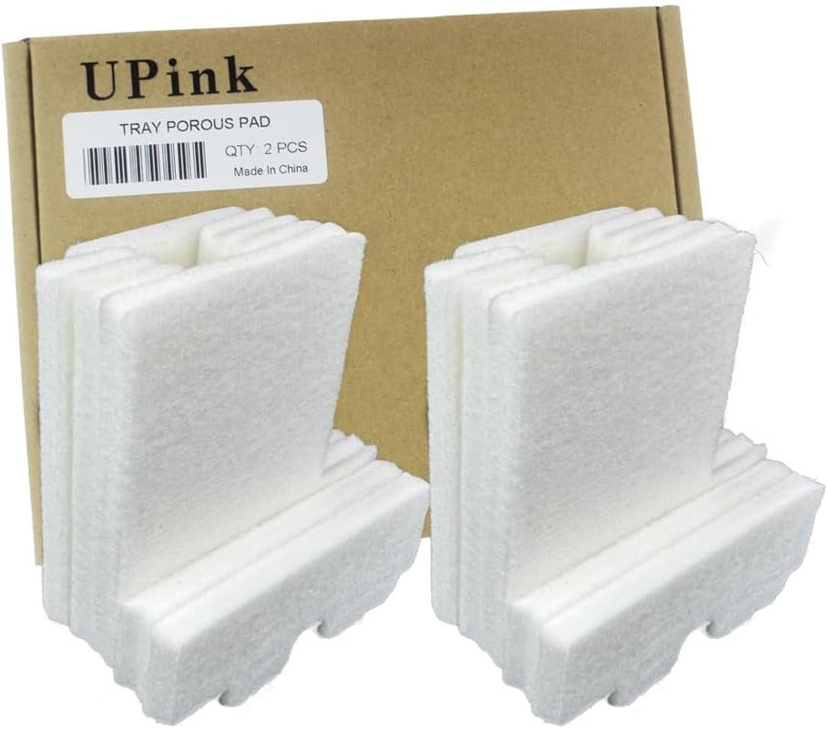 2 Packs Waste Ink Pad Sponge Compatible for ET 2700 2750 2756 2760 3700 3710 375