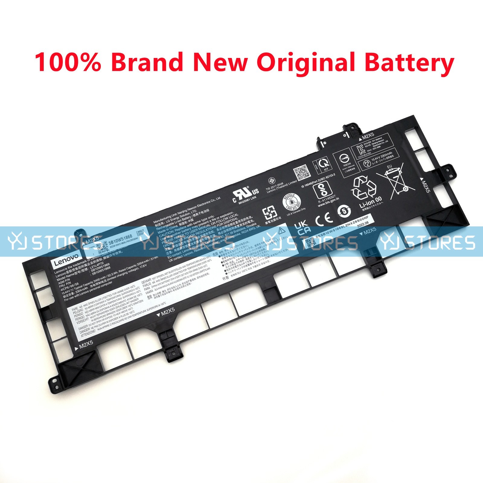 Genuine L21L4P72 L21D4P72 L21M4P73 Battery for Lenovo ThinkPad T16 P16s Gen 1
