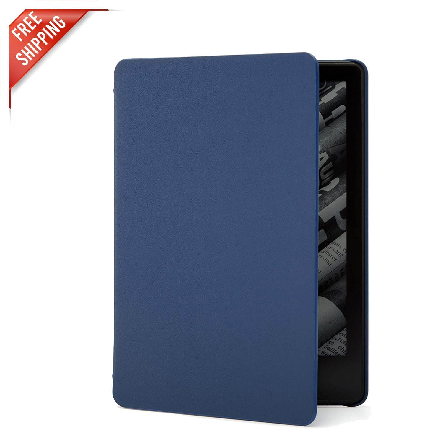 Stylish Blue Kindle Paperwhite Cover – Soft Microfiber Interior & Secure Fit