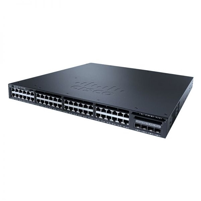 CISCO WS-C3650-48FS-L Catalyst 3650 48 Port Full PoE 4x1G Uplink LAN Base