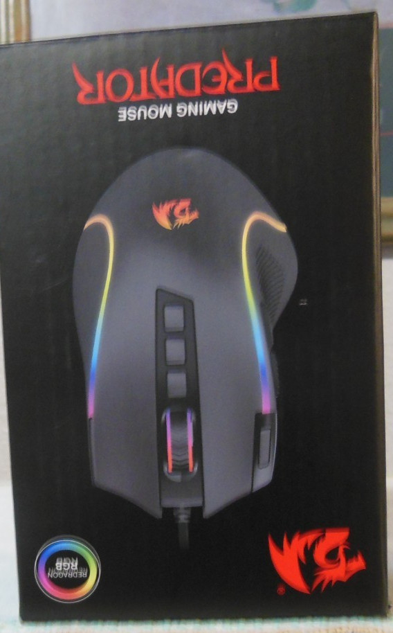 PREDATOR Gaming Mouse,egornimic design,RGB Blacklihgting