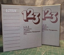 1980s LOTUS 123 Manual picture