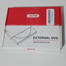 UNITEK External DVD/CD Drive B3AJY USB A&C Noise Reduction Shockproof picture