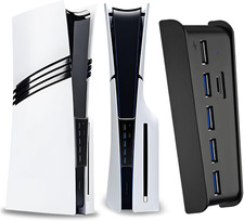 6 Port USB Hub for PS5 Pro & PS5 Slim, Extra USB Ports with Charger Splitter picture