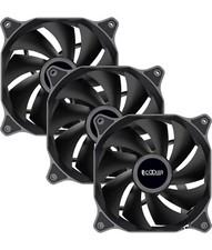 PCCOOLER 120mm Case Fan 3 Pack Dark Night Series, DN-120 High Performance  picture