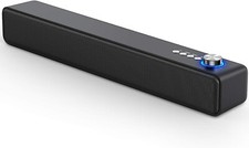LENRUE A35 Bluetooth 5.0 PC Speakers with Wired/Wireless Connectivity (Black) picture