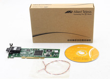 Allied Telesyn AT-2701FX Fibre Channel Card + Installation CD + Cable Retro picture