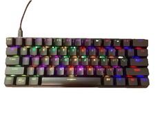 Glorious GMMK Gaming Keyboard Prebuilt Compact 60% 61 Key, Black, Brown Switch picture