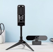 Aluratek Rocket USB Microphone HD 1080p Webcam Streaming Bundle NIB picture