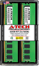 A-Tech 32GB Kit (2x16GB) RAM for Dell PowerEdge R250, R330 XL, R350, T140, T1... picture
