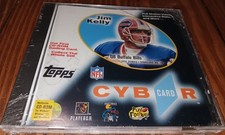 Topps NFL SEALED Cyber Card Jim Kelly Buffalo Bills 1996 Series Cybercard No. 15 picture