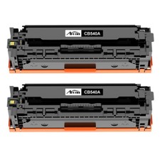 2 Pack CB540A Toner Compatible With HP 125A LaserJet CP1215 CP1518ni CM1312nfi picture