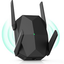 2026 AX3000 WiFi 6 Extender Signal Booster, Multi-Link M-A25, Black picture