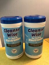 Plasma TV Cleaning Wipes-Flat Screen-LCD-Phones-Electronics 2Pk - 100 Count Each picture