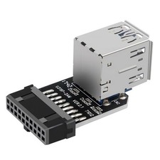 Motherboard USB3.0 19PIN / 20PIN Connector To 2 Port USB 3.0 Female Adapter picture