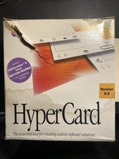 Vintage Apple HyperCard Software 2.2 With 9 3.5 Floppies And Manuals Used picture