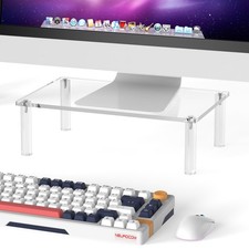 Acrylic Monitor Stand Riser 14X7.8 Clear Computer Stand Riser picture