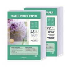 200 PCS 4x6 Inch Matte Photo Paper SingleSided 4R Matt Sheets 200gsm Inkjet picture