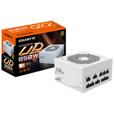 Gigabyte PSU Power Supply 850W PCIe 5.0 80+ Gold Modular White GP-UD850GM-PG5W picture