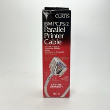 Curtis IBM PC PS/2 Parallel Printer Cable 9 Ft. DB-25 Male To Centronics-36 Male picture