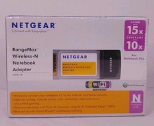 Netgear WN511B RangeMax Wireless N PCMCIA Laptop WiFi Network Adapter Card NOS picture