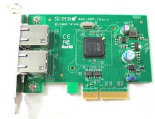 SuperMicro AOC-SGP-i2 2x RJ-45 PCIe 2.0 x4 Low Profile picture