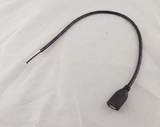 10pcs Micro USB 5 Pin Female 2 Pin 2 Wire Charge Cable Cord Connectors DIY 30cm picture