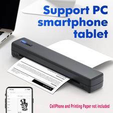 1PCS Portable Small Compact Printer Wireless For Travel, Thermal Printer Inkless picture