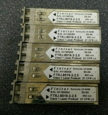 14x Finisar FTRJ-8519-3-2.5 SX 2Gbps 850nm SFP Fiber Optic Transceivers picture