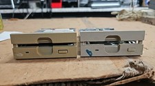 Vintage Retro Combo CompuAdd Dual Floppy Drive Lot w/Cool Bezel - Untested picture