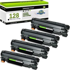 GREENCYCLE 4PK CRG128 C128 Toner For Canon ImageCLASS D530 D550 MF4570dw MF4770N picture