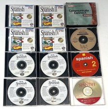 VTG Lot 5+ Spanish Language Learning Systems CD-Rom Berlitz Multimedia Step Up picture