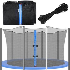 Trampoline Net Replacement 8 Straight Poles 12 FT picture