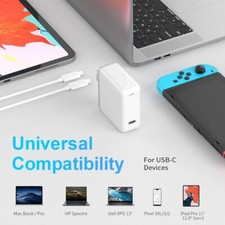 SZPOWER 61W UL USB C Charger Power Adapter With Type C Cable for MacBook Laptop picture