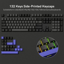 Womier 137-Key PBT Keycap Set Double Shot Cherry Profile MX Switches picture
