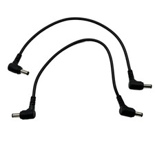 2Pcs DC Power Adapter Cable 5.5mm x 2.5mm 90 Degree Male to 12V 24V picture